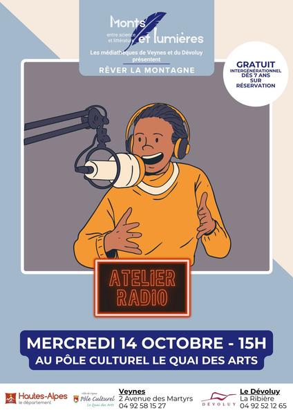 Atelier radio - Monts et lumières