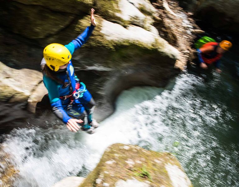 Annecy Canyoning Montmin groupe