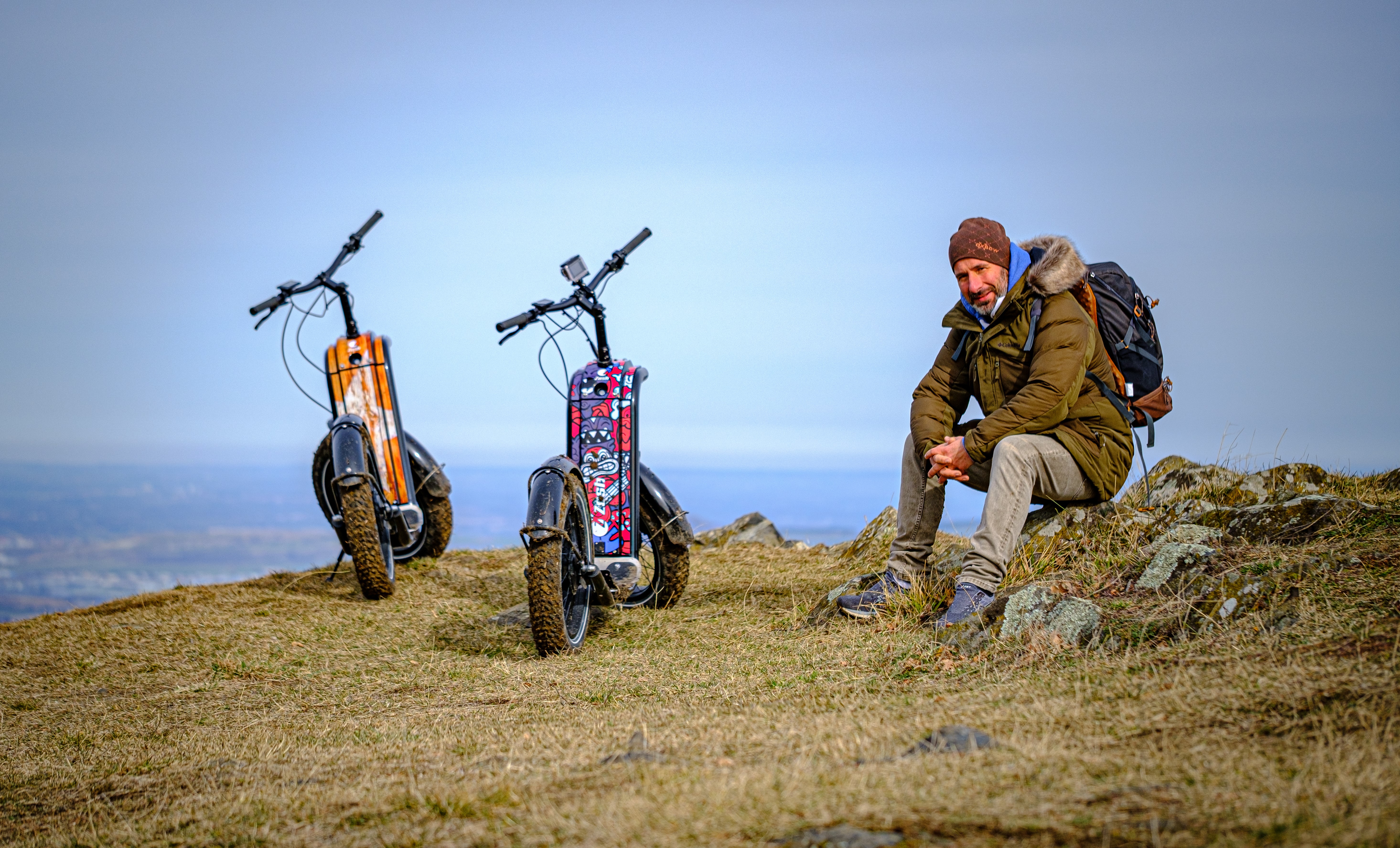 Balade en trottinettes électriques tout terrain - Auverfun