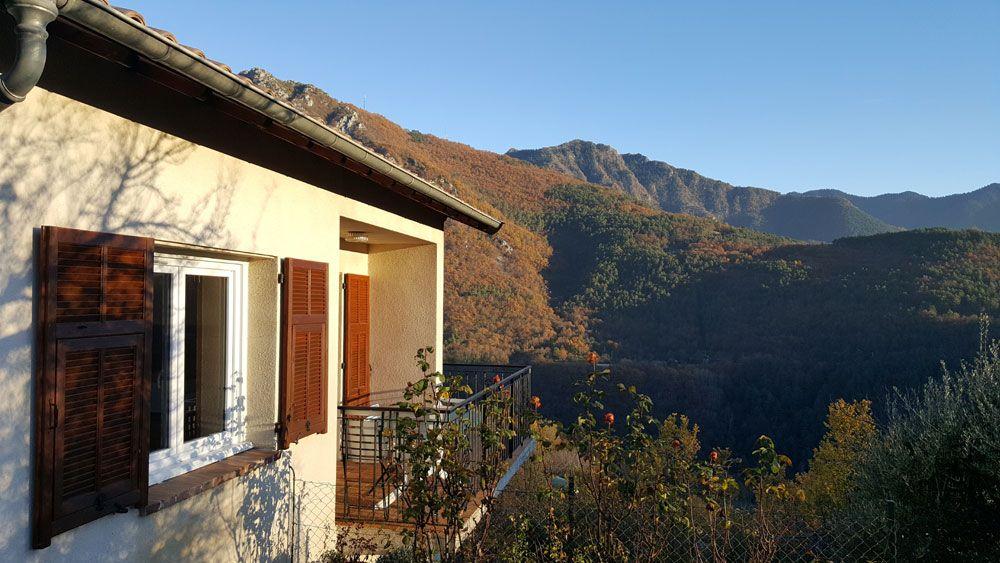 Gîte du Colombier-Vue depuis le gîte-Belvédère-Gîtes de France des Alpes-Maritimes