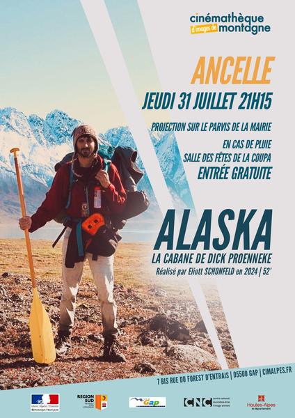Ciné plein'air : 'Alaska, la cabane de Dick Proenneck'_Ancelle - © @cim Ciné plein'air : 'Alaska, la cabane de Dick Proenneck'_Ancelle - © @cim