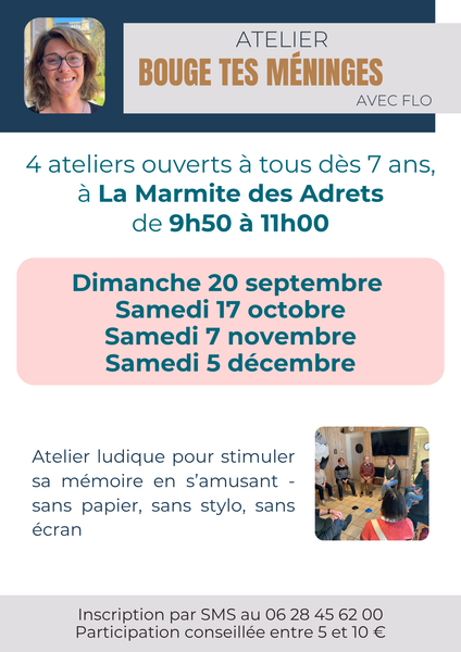 Bouge tes méninges avec Flo