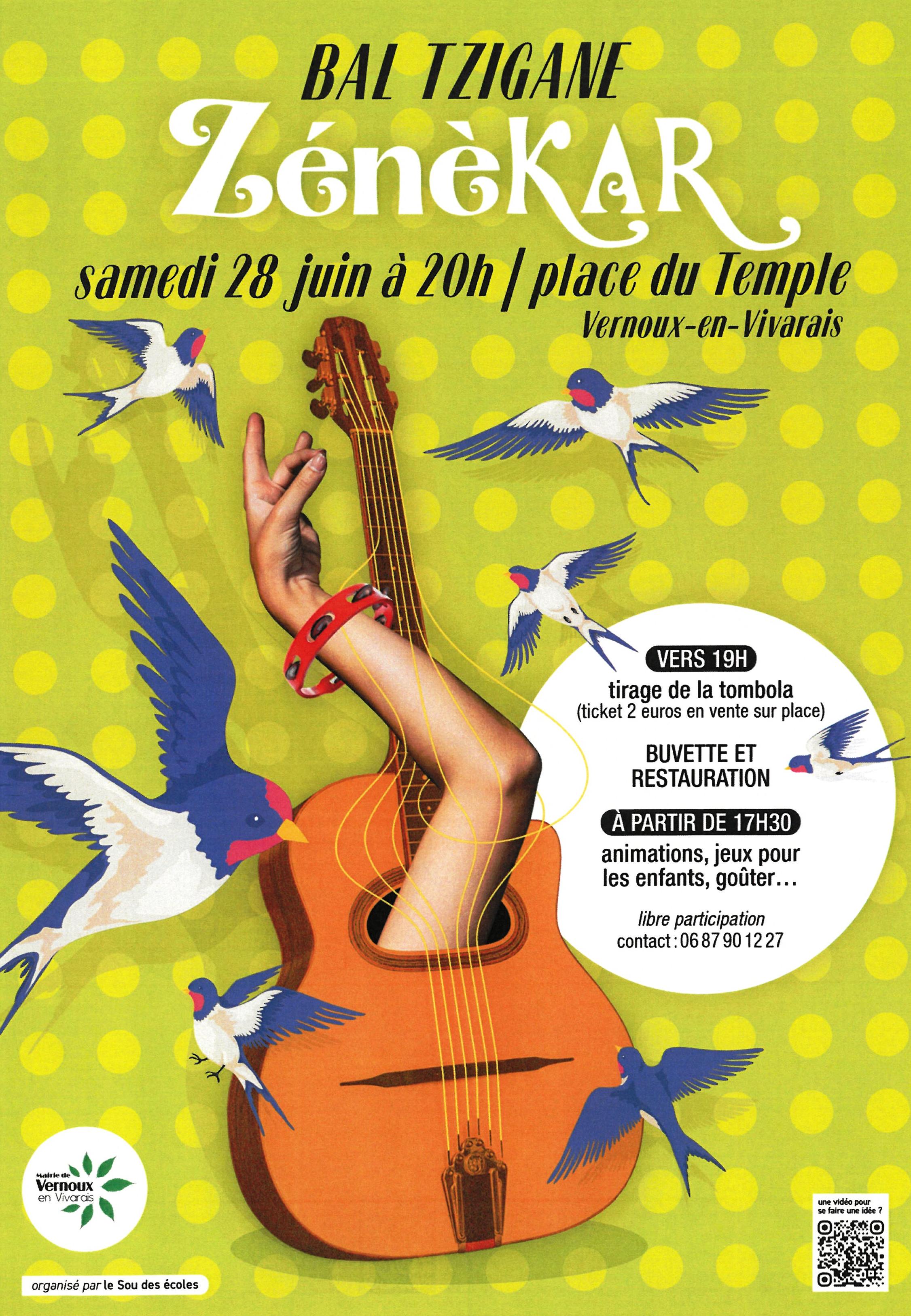 Alle leuke evenementen! : Bal tzigane animé par le groupe ZéNèKAR