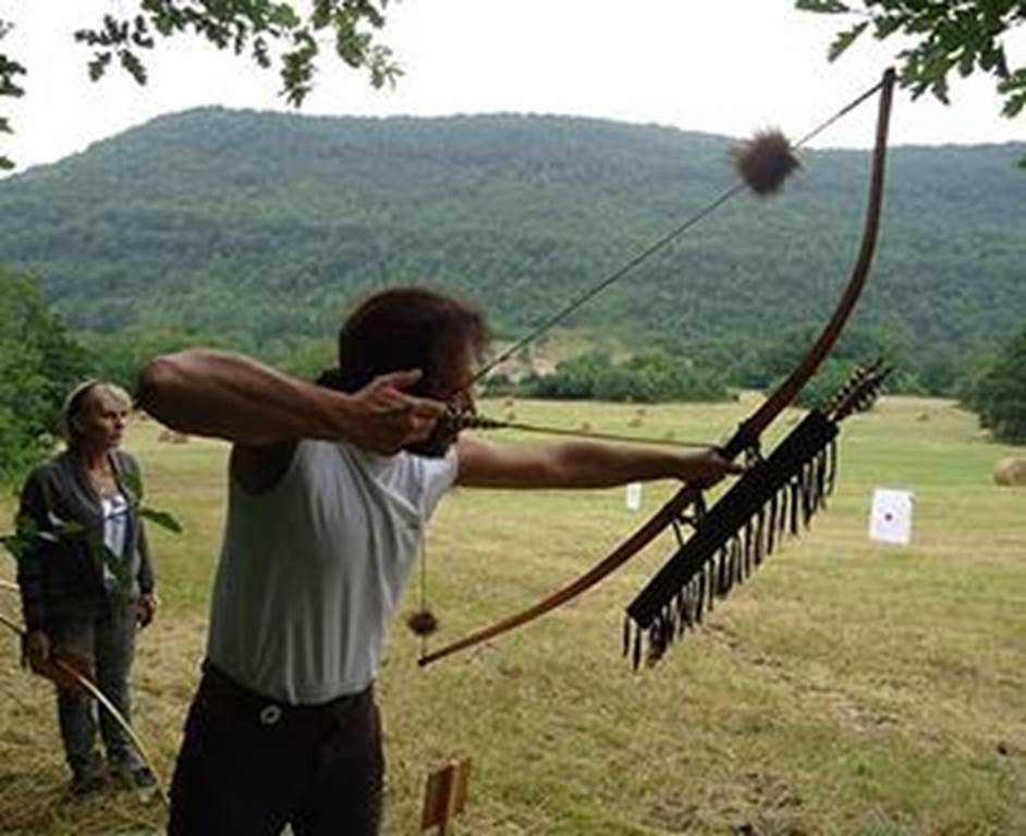 Garde-Bras De Tir à L'Arc Vintage Kolpin Tarentule - Cuir Marron - Occasion Bon État