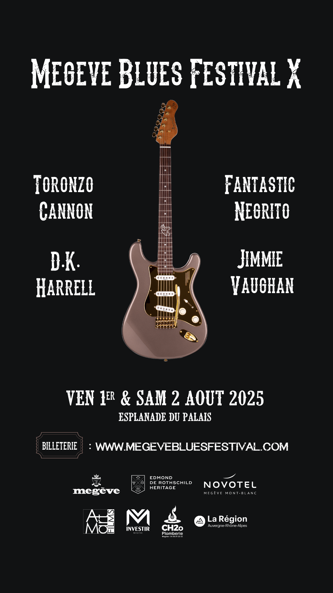 Affiche Megève Blues Festival 2025