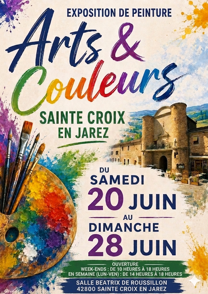 Expostion Arts et couleurs_Sainte-Croix-en-Jarez