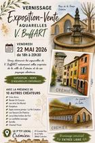 Vernissage de l'exposition-vente d'aquarelles de V. Buff'art au P'tit local de …