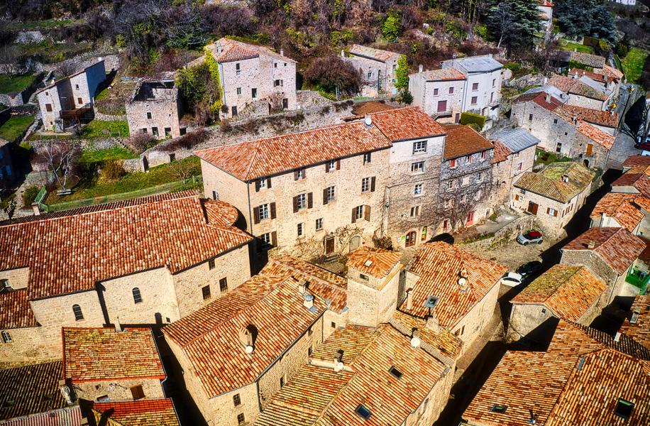 Gîte de goupe Les Blés d'Or - Vue du ciel 1