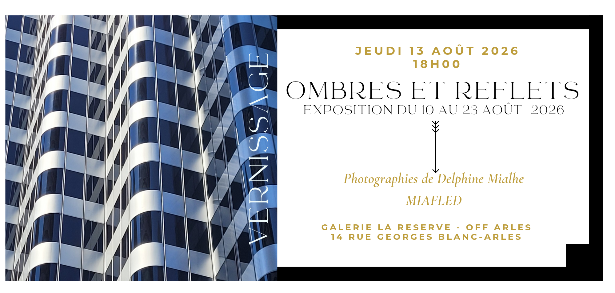 Carton invitation Vernissage