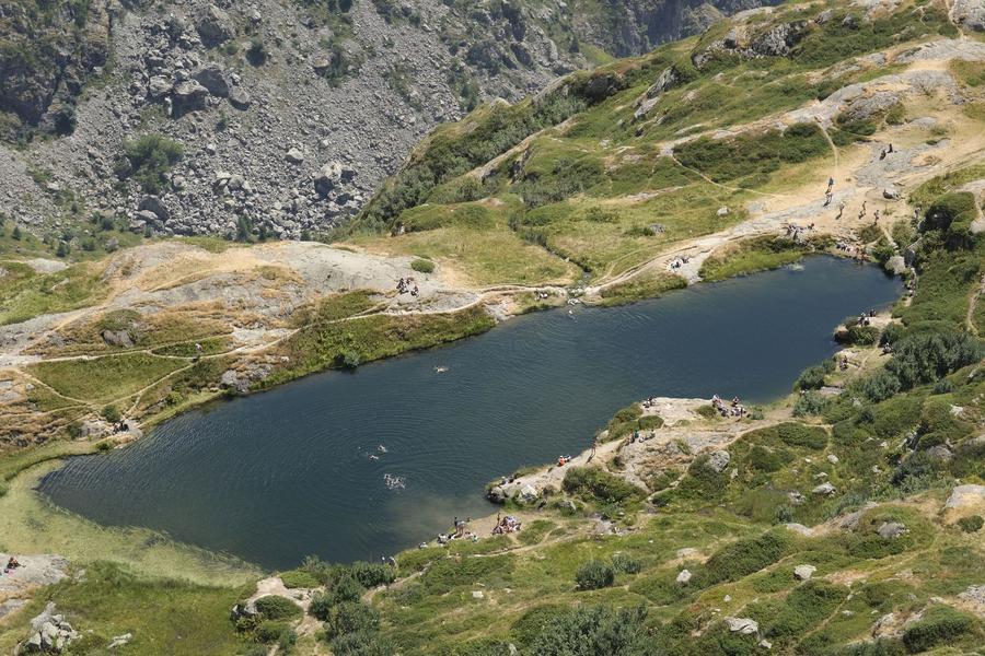 - © Dominique Vincent, Parc national des Ecrins. Fréquentation Lac du Lauzon_HD - © Dominique Vincent, Parc national des Ecrins.