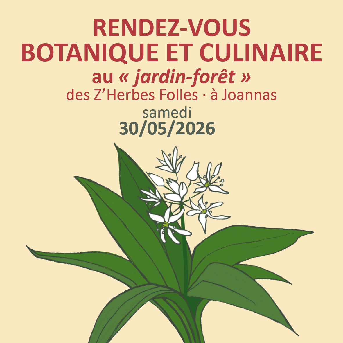 Rendez-vous culinaire et botanique au "jardin-forêt" des Z'Herbes Folles