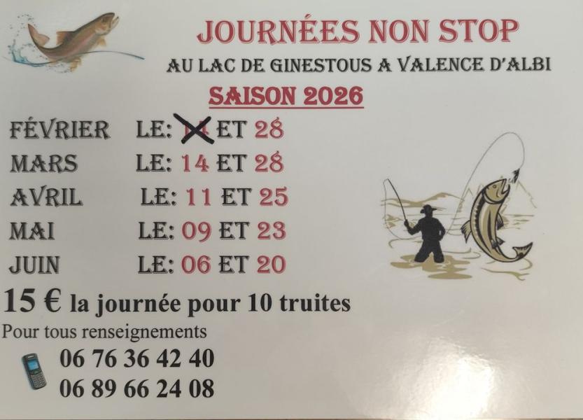 Journées pêche non stop