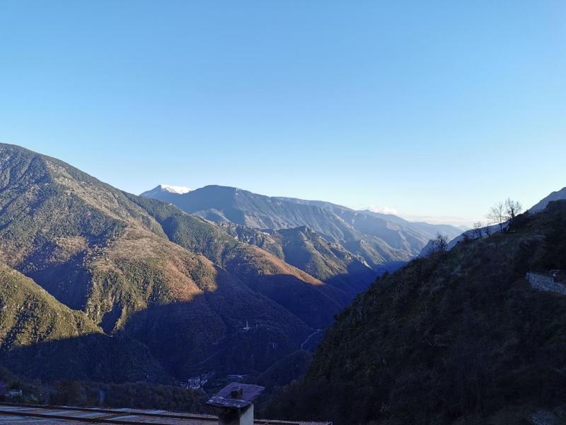Grange des Tilleuls - Vue sur la vallée de la Tinée - Gîtes de Groupe d'Etape - Roure - Alpes-Maritimes