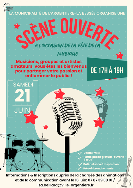 Scène ouverte - fête de la musique_L'Argentière-la-Bessée