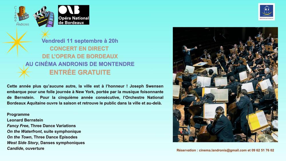 Concert en direct au Cinéma