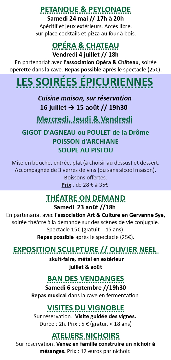 Domaine Peylong - Ateliers nichoirs