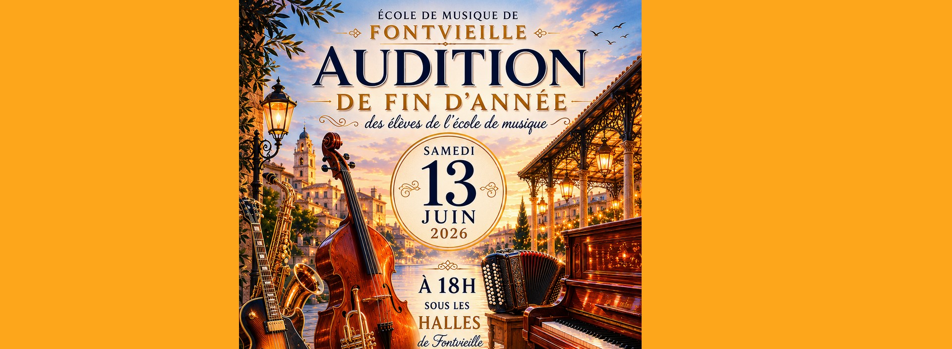 École de Musique de Fontvieille - Audition de fin d'année