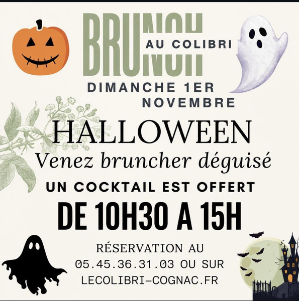 Brunch d'Halloween au Colibri