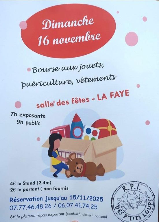 Bourse aux jouets