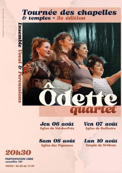 Ensemble Vocal et Percussions - Odêtte quartet