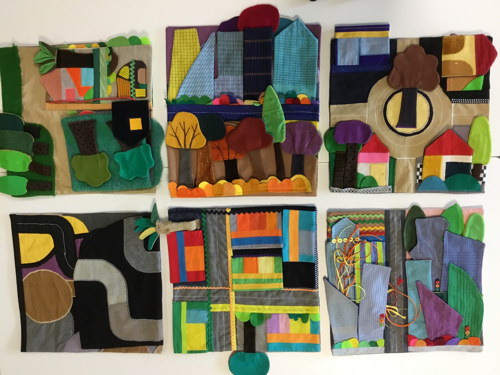 Atelier - Les tapis d'histoires d'Hélène Salecki « Un petit tour en ville »