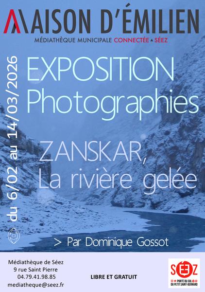 Exposition de photos de Dominique Gossot à la médiathèque
