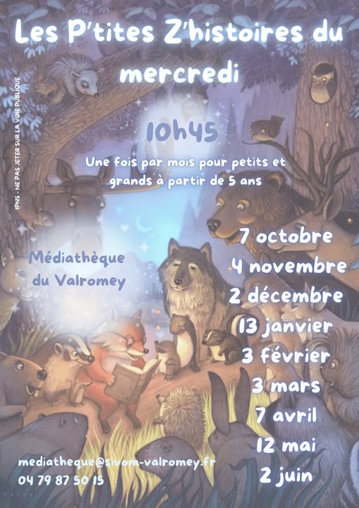 Les P'tites z'histoires du mercredi
