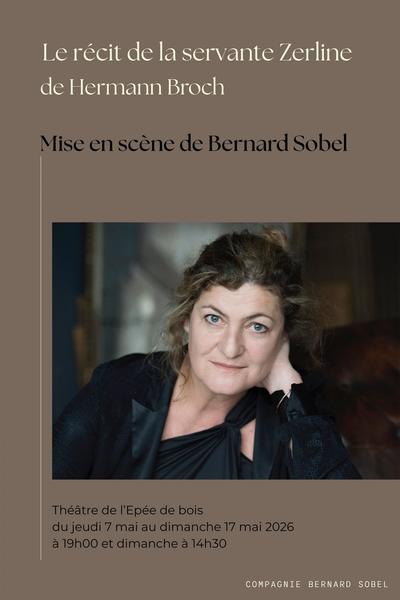 Spectacle : Le Récit de la servante Zerline au Théâtre de l'Epée de Bois 