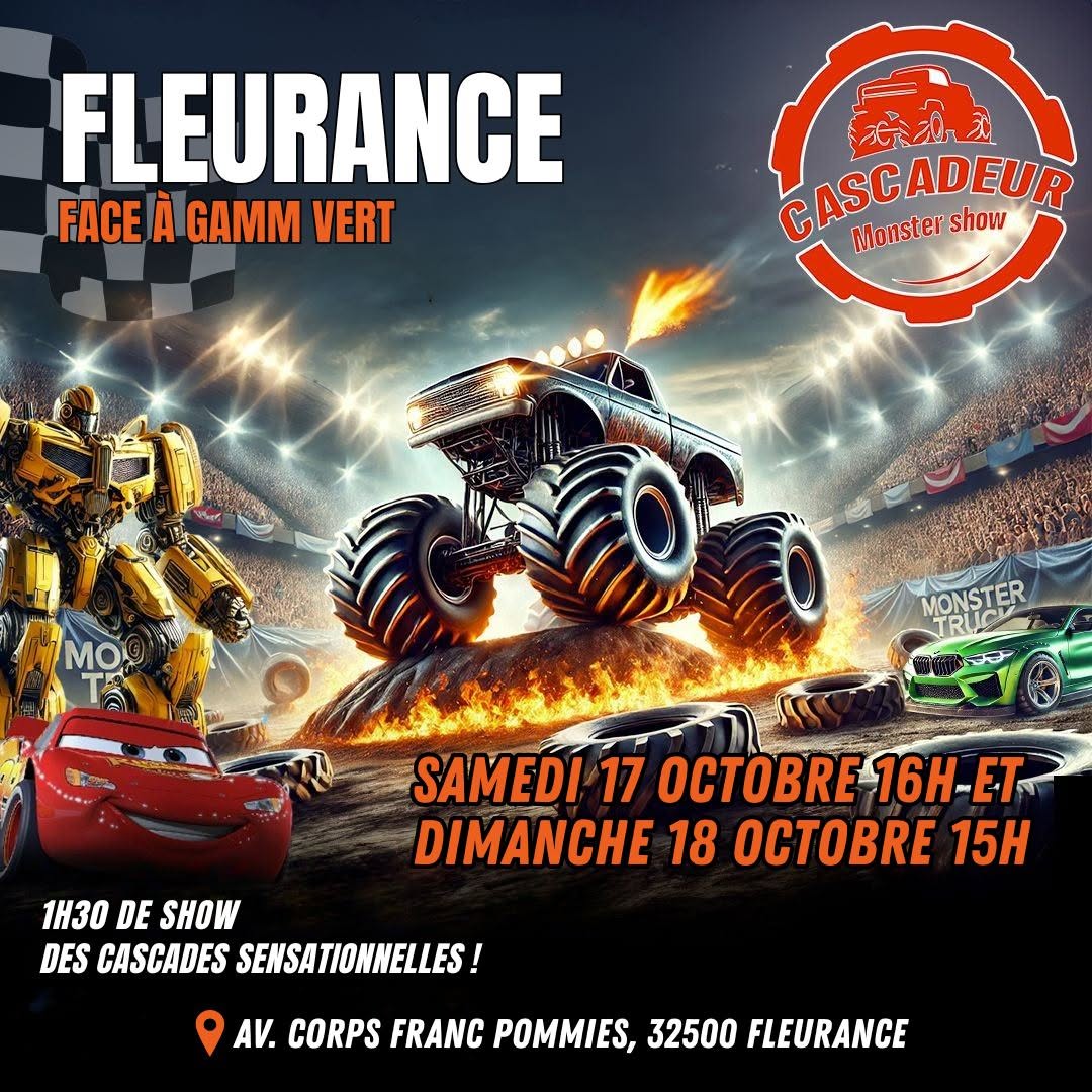 Cascadeur Monster show_Fleurance