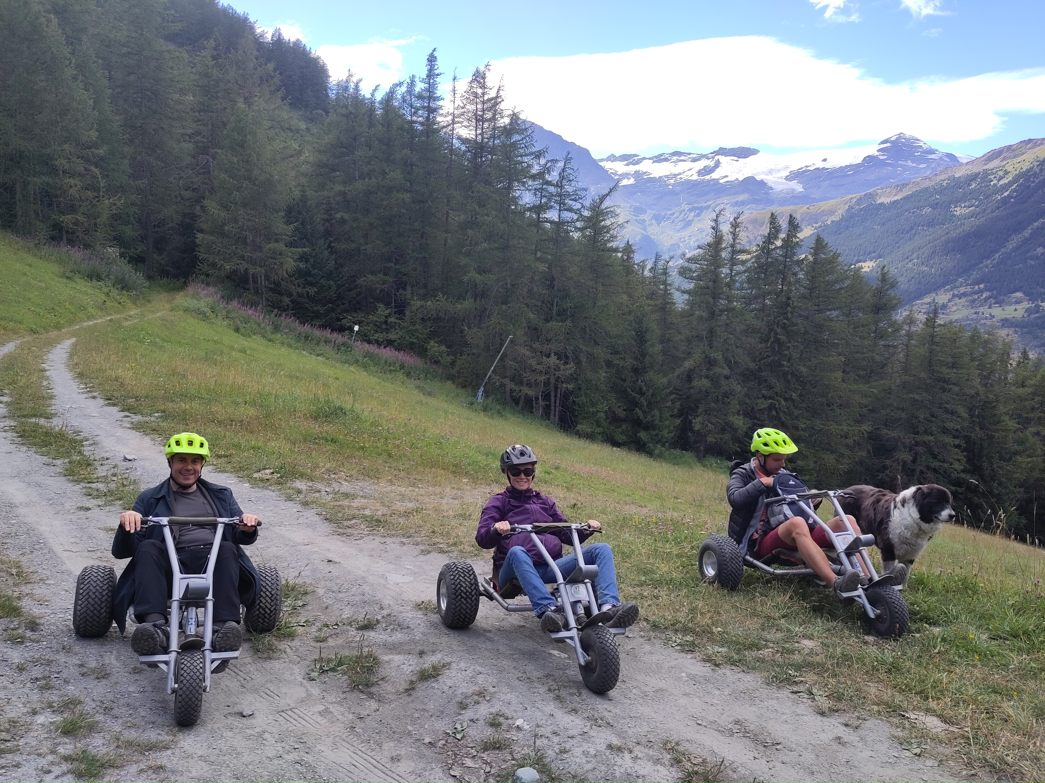 Mountain kart group