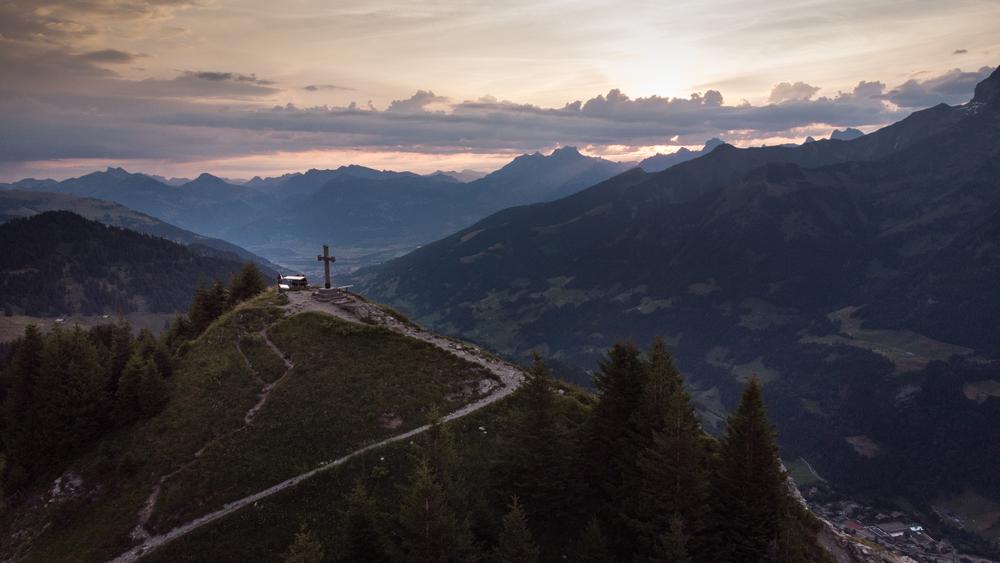 Parcours trail 33 bleu : Verticale du Mémorial Christian Rey Bellet_Champéry