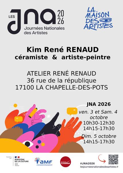 Kim R. Renaud aux Journées Nationales des Artistes 2026