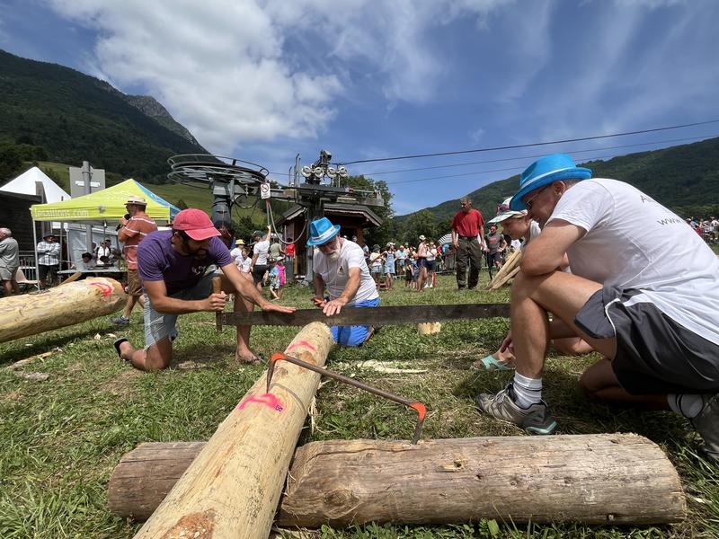 35ème Concours de bûcherons_Aillon-le-Jeune