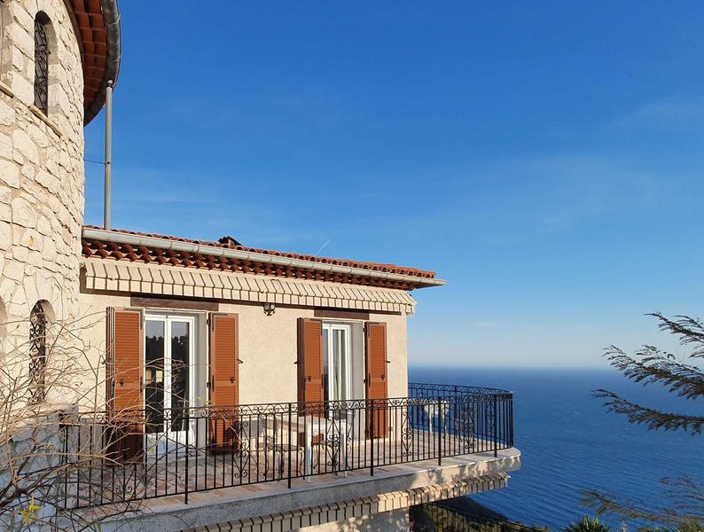 Gîte Villa Bel Horizon-Balcon du gîte-Eze-Gîte de France des Alpes-Maritimes