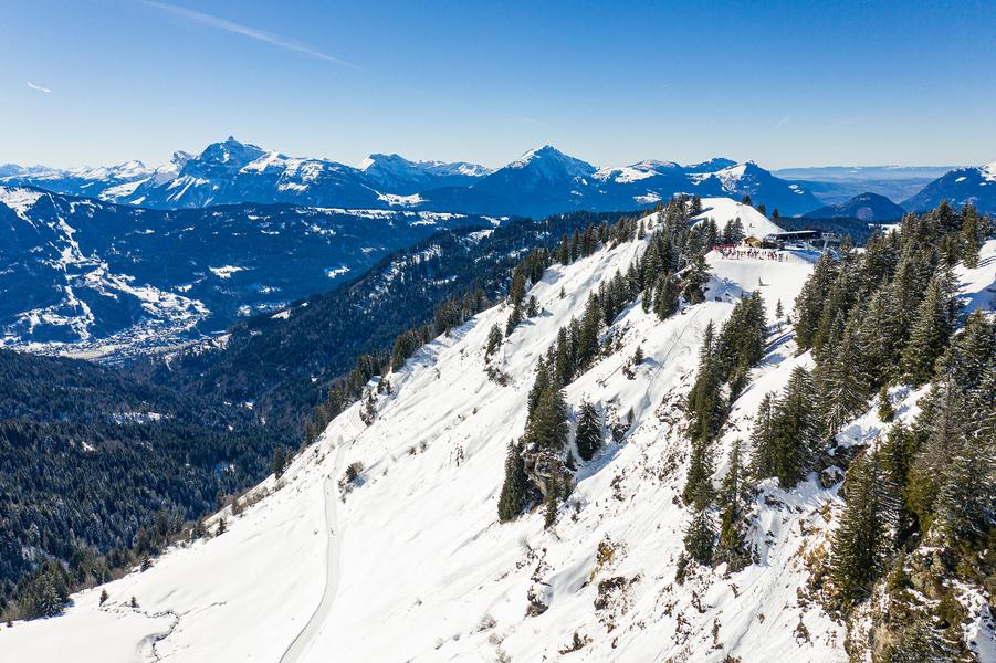 Piste bleue : Petite boucle du Croz_Verchaix