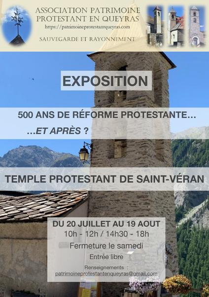 Exposition '500 ans de réforme protestante et après?''_Saint-Véran