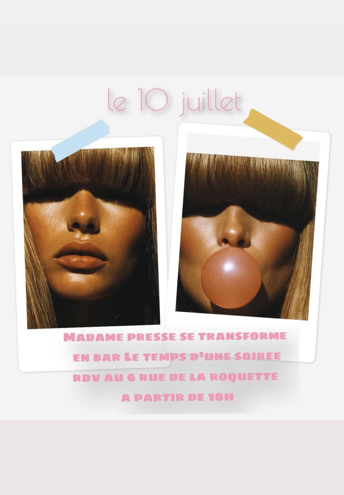 LE BAR Madame Presse