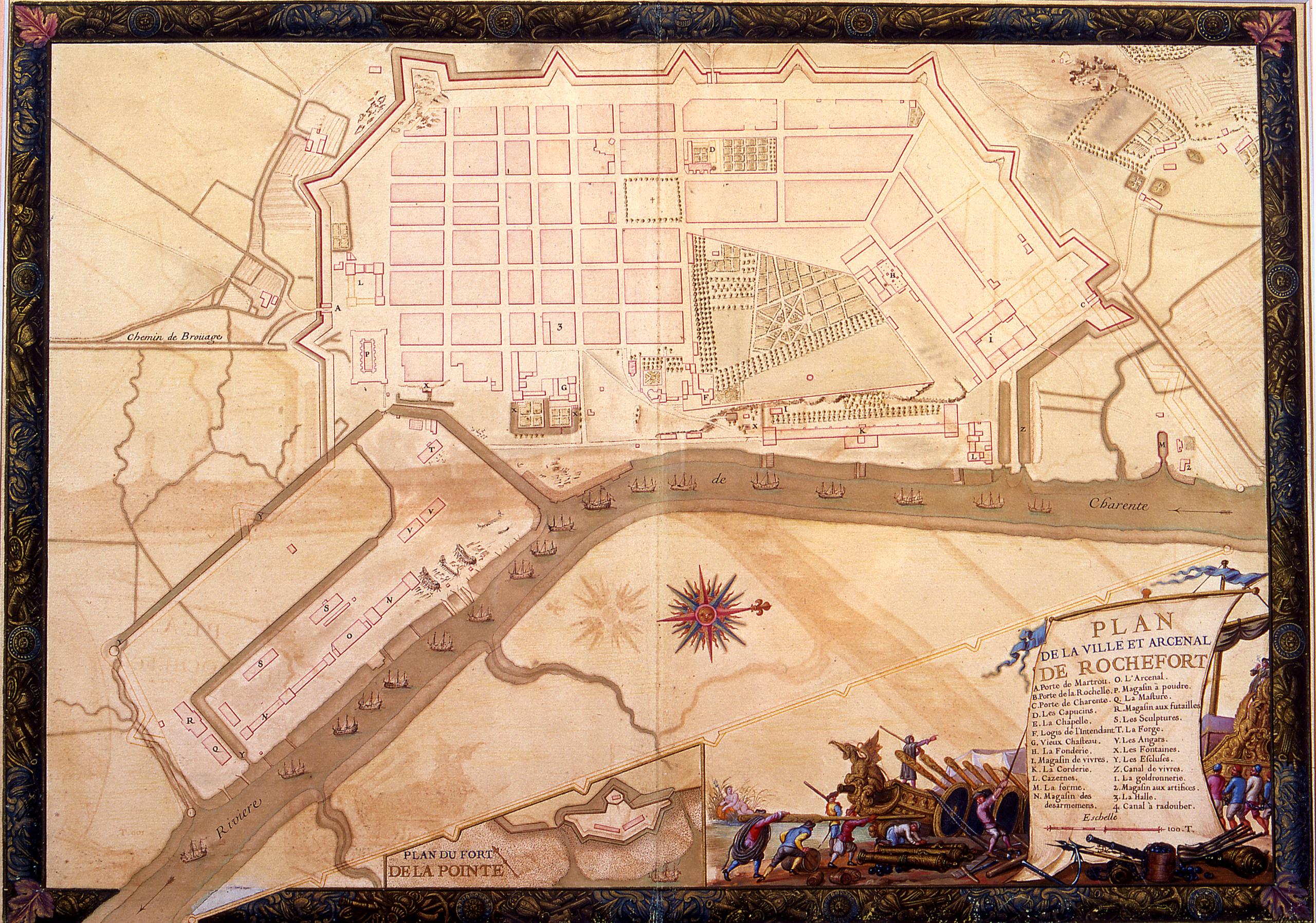 Exposition : "Du temps que la Marine estoit en sa splendeur : imaginer la ville de Rochefort (1666-1785)"