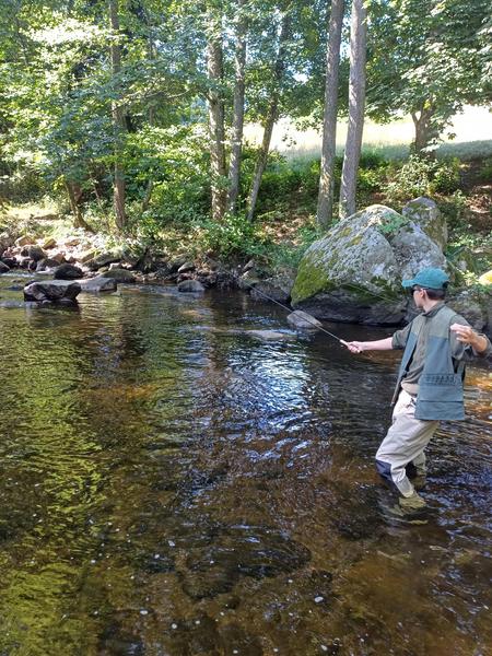 Moniteur guide de pêche D.E / Albert Vallet_Dunières