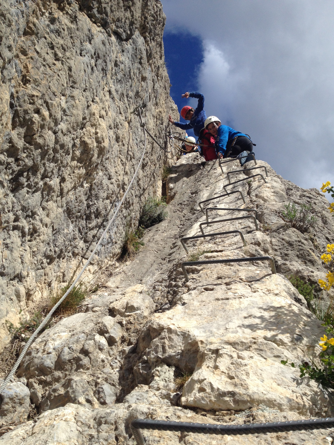 Via ferrata avec le Bureau des Guides des 2 vallées