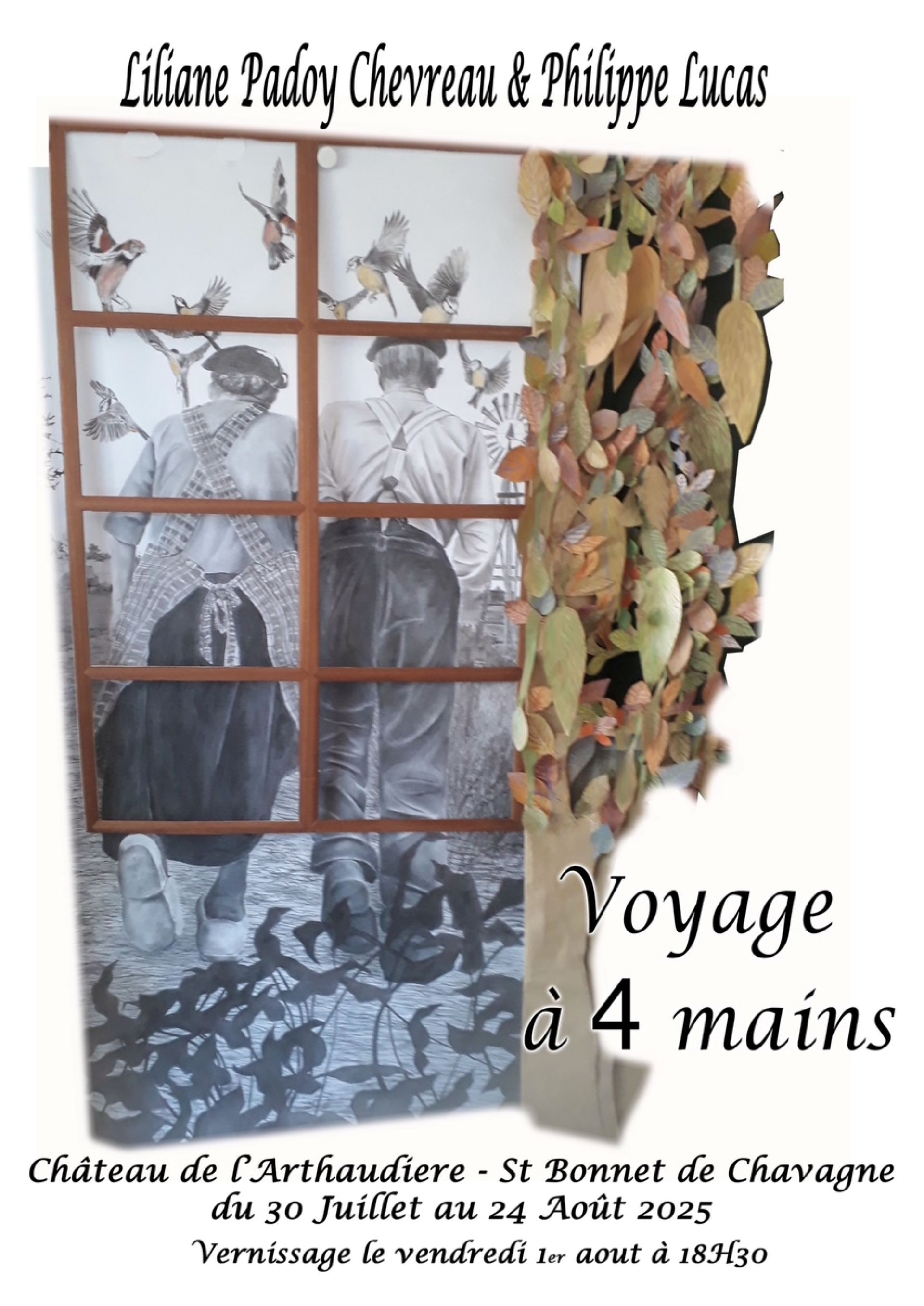 Expo peinture de Liliane Padoy Chevreau_Saint-Bonnet-de-Chavagne