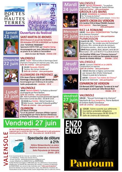 11ème édition du Festival \