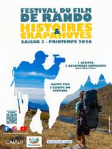 Affiche du festival du film de rando HISTOIRES & CRAPAHUTES
