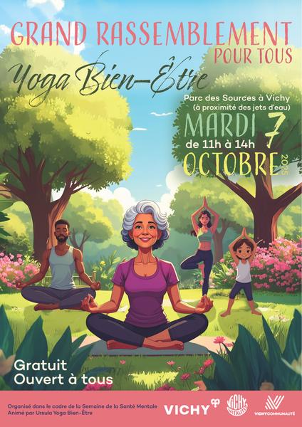 Grand rassemblement Yoga Bien-être pour tous