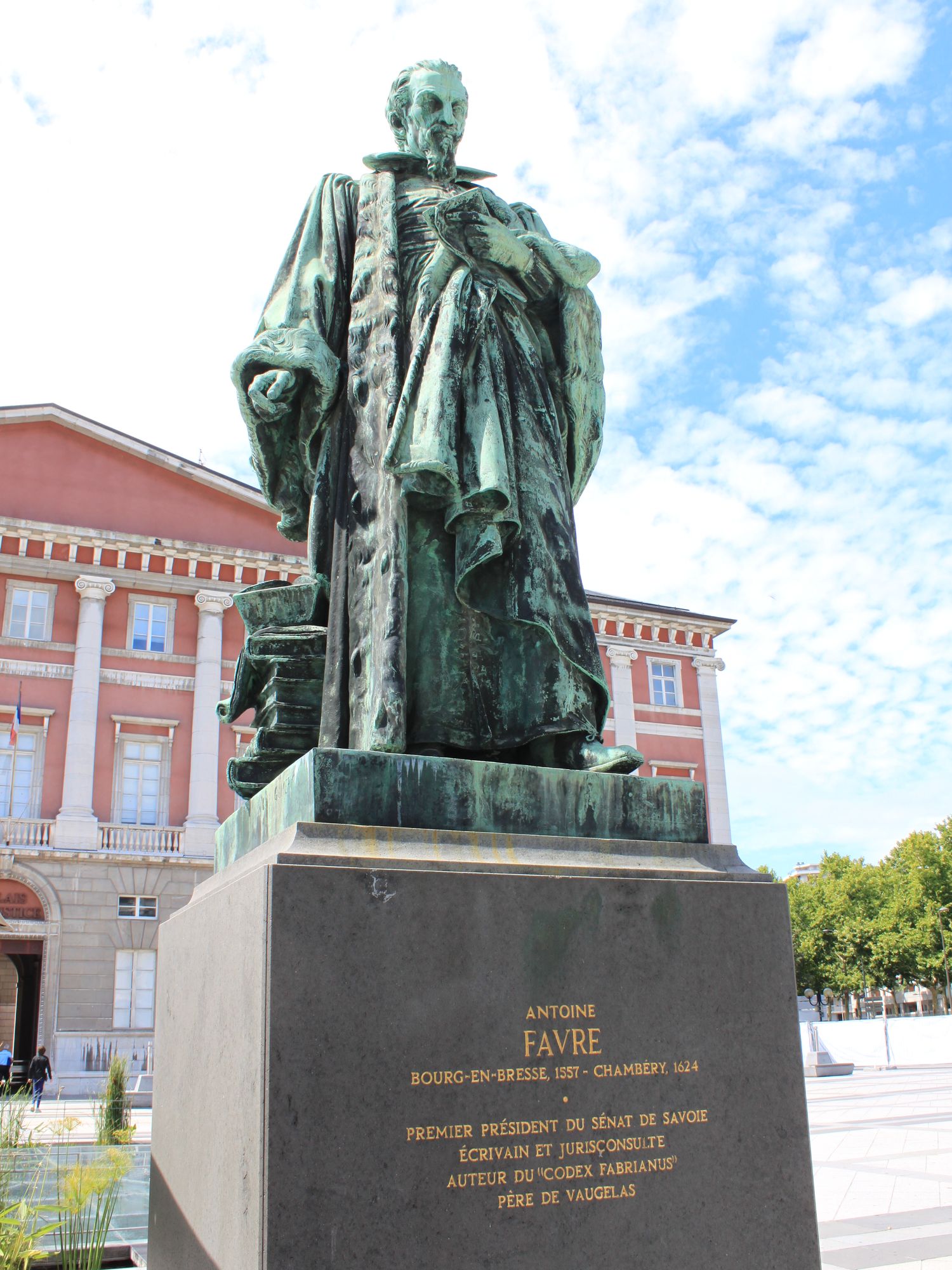 Chambéry - Statue d'Antoine Favre