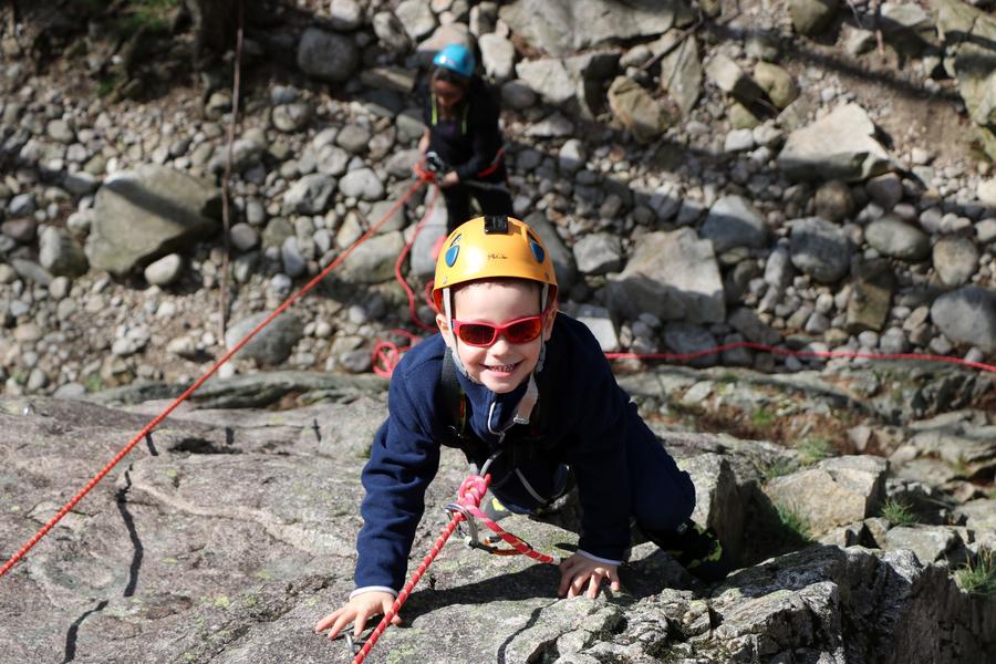 Escalade en famille