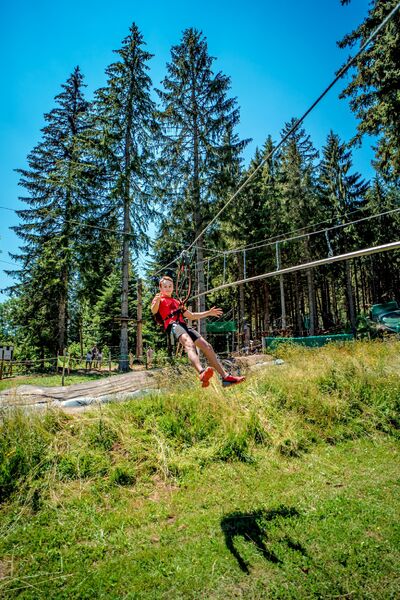 Tyrolienne petit parcours