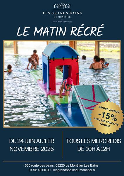 Le Matin récré des Grands Bains