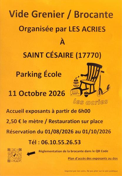 Brocante de Saint-Césaire