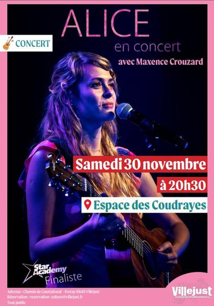 Le Concert / Alice Raucoules Le 30 nov 2024